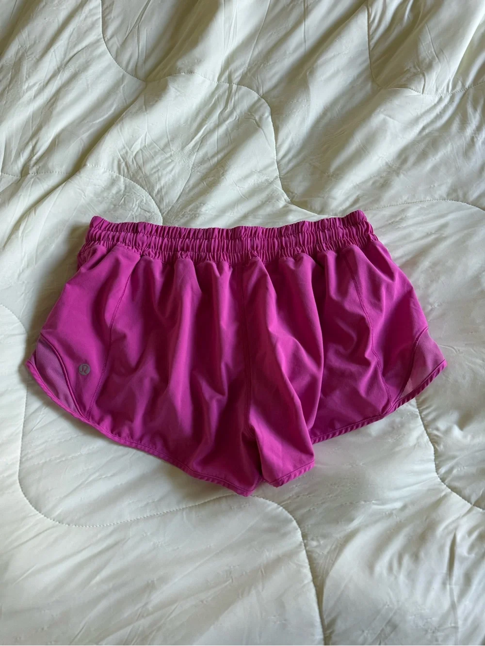 lululemon athletica Bright Pink Hem Athletic Shorts